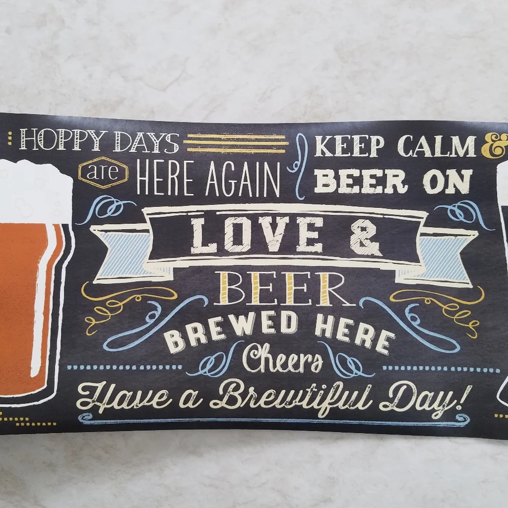 Wallpaper Border Be Hoppy Craft Beer